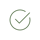 green icon of tick in a box
