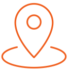 Orange map icon