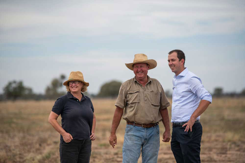 Farming couple