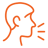 icon of sneezing person