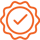 Icon of tick of approval