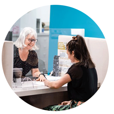 Two women in Westfund Care Centre