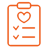 checklist orange icon
