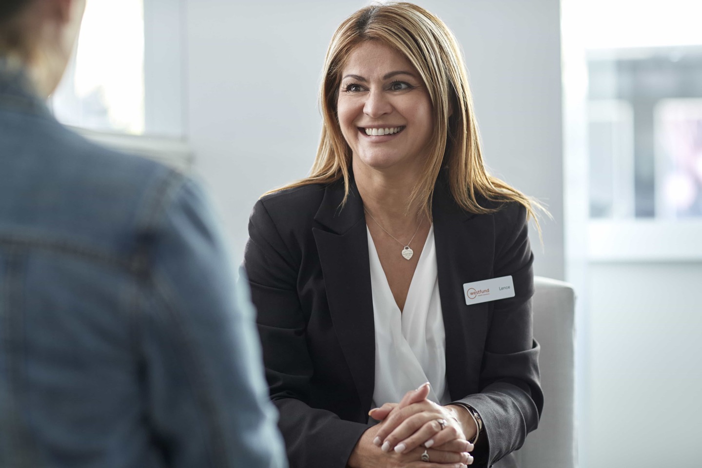 Image of woman smiling