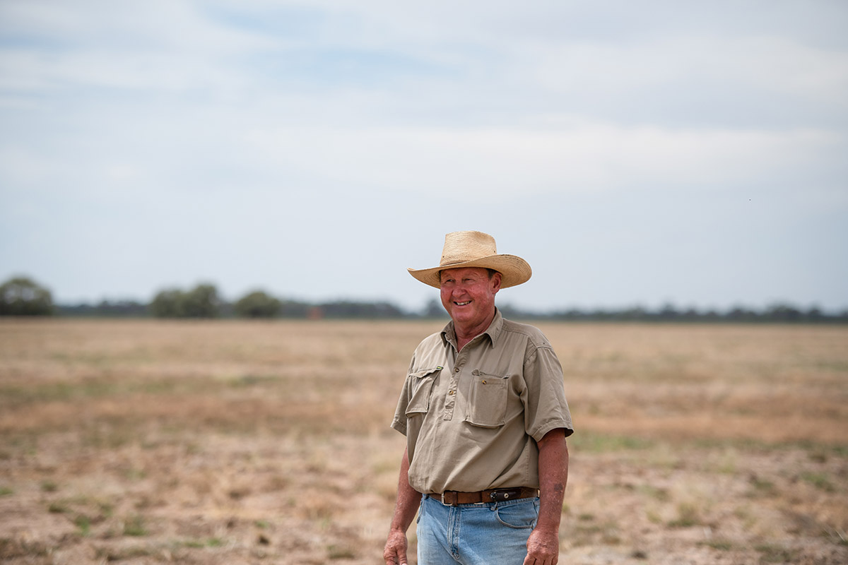 Portrait of an Australian farmer